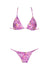 frankie swimwear frankii swim classic triangle south beach pink palm print bikini frankieswimwear frankieswim 