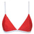 frankie swimwear frankii swim darling bralette red and white two tone bikini frankieswimwear frankieswim 