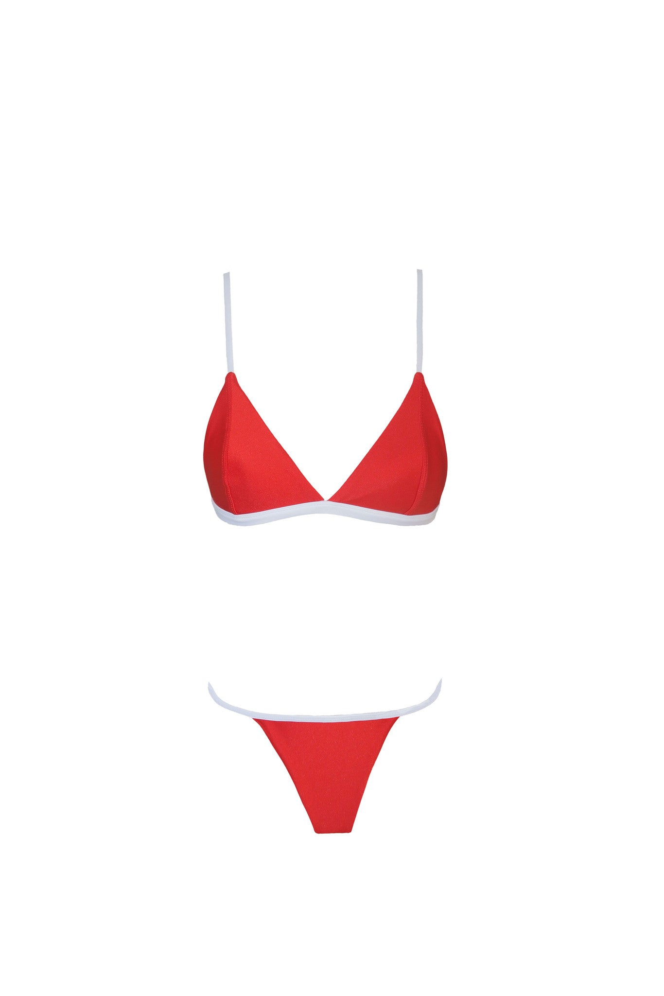 frankie swimwear frankii swim darling bralette red and white two tone bikini frankieswimwear frankieswim 