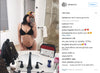 Kylie Jenner Kardashian wears iixiist G3 bottoms and darling bralette basalt black bikini seamless swimwear frankieswimwear frankieswim frankiiswim
