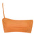 iixiist cannes crop burnt orange metallic seamless bikini top one shoulder frankie swimwear frankii swim frankieswimwear frankieswim 