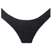 frankie swimwear frankii swim salvador bottoms onyx black ribbed metallic seamless bikini frankieswimwear frankieswim 