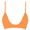 iixiist Baby Bralette Bikini Top Burnt Orange Metallic Seamless Frankie Swimwear Frankie Swim Frankii Swim