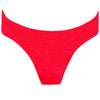 frankie swimwear frankii swim Barbados bottoms red rouge ribbed metallic seamless bikini frankieswimwear frankieswim 